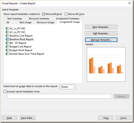 Viewing Timephased Data In Visual Reports Msproject Excel Applepark